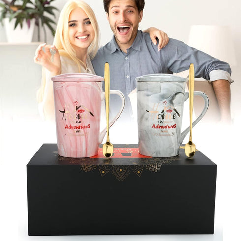 New Home New Adventure New Memories Couple Coffee Mug Set